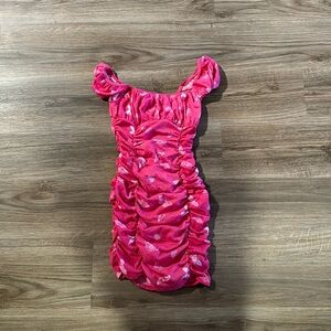 Urban Outfitters Pink Buttery Mini Dress